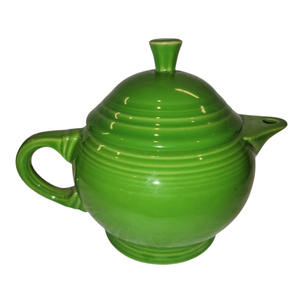 FIESTAWARE SHAMROCK 2 cup tea pot - Picture 2 of 8